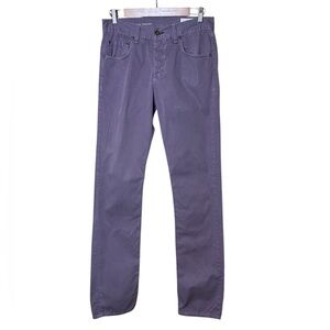 rag & bone RB 15X Slim straight Pant in Orchid (Purple) style M1551O100 Cut 6008